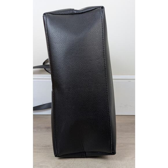 Steve Madden Large Shoulder Tote Bag Black Floral Carryall Weekender Travel NEW - Picture 12 of 12